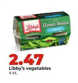 Hy-Vee Libby's vegetables offer