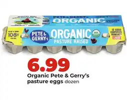 Hy-Vee Organic Pete & Gerry's Pasture Eggs offer