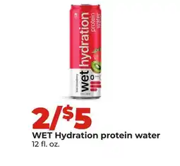 Hy-Vee WET Hydration protein water offer