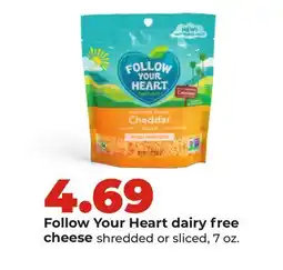 Hy-Vee Follow Your Heart dairy free cheese offer