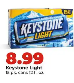 Hy-Vee Keystone Light offer