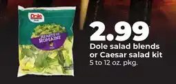 Hy-Vee Dole salad blends or Caesar salad kit offer