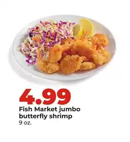 Hy-Vee Fish Market jumbo butterfly shrimp offer