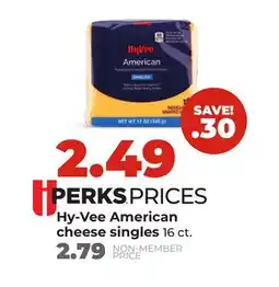 Hy-Vee Hy-Vee American cheese singles offer