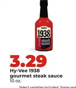 Hy-Vee Hy-Vee 1938 gourmet steak sauce offer