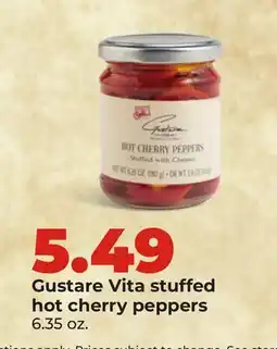 Hy-Vee Gustare Vita stuffed hot cherry peppers offer