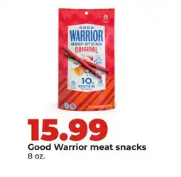Hy-Vee Good Warrior meat snacks offer