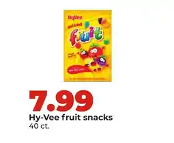 Hy-Vee Hy-Vee fruit snacks offer