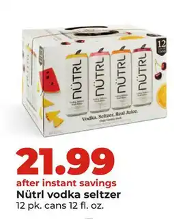 Hy-Vee Nütrl vodka seltzer offer