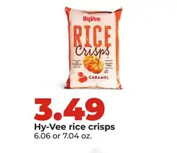 Hy-Vee Hy-Vee rice crisps offer