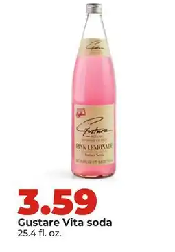 Hy-Vee Gustare Vita soda offer