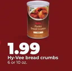Hy-Vee Hy-Vee bread crumbs offer