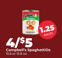 Hy-Vee Campbell's SpaghettiOs offer