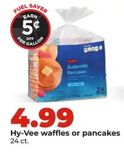 Hy-Vee Hy-Vee waffles or pancakes offer