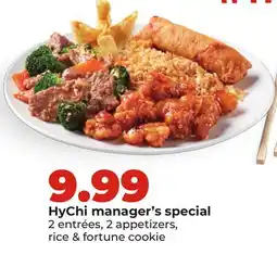 Hy-Vee HyChi manager's special offer