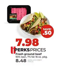 Hy-Vee Fresh ground beef offer