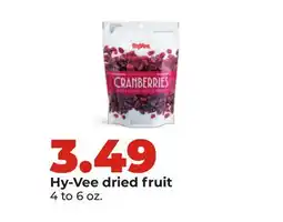 Hy-Vee Hy-Vee dried fruit offer