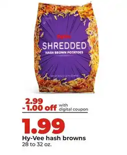 Hy-Vee Hy-Vee hash browns offer