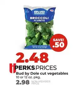 Hy-Vee Bud by Dole cut vegetables offer