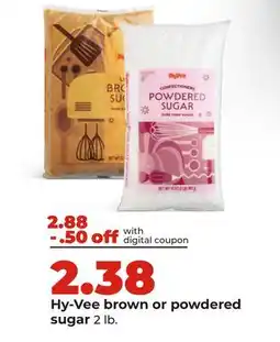 Hy-Vee Hy-Vee brown or powdered sugar offer