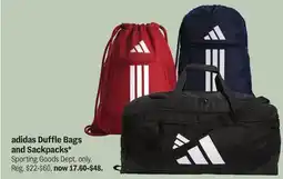 Meijer adidas Duffle Bags and Sackpacks offer