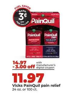 Hy-Vee Vicks PainQuil pain relief offer
