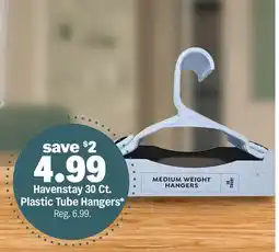 Meijer Havenstay 30 Ct. Plastic Tube Hangers offer