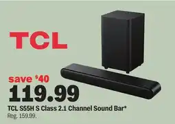 Meijer TCL S55H S Class 2.1 Channel Sound Bar offer