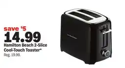 Meijer Hamilton Beach 2-Slice Cool-Touch Toaster offer