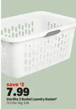 Meijer Sterilite 2 Bushel Laundry Basket offer