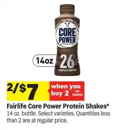 Meijer Fairlife Core Power Protein Shakes offer