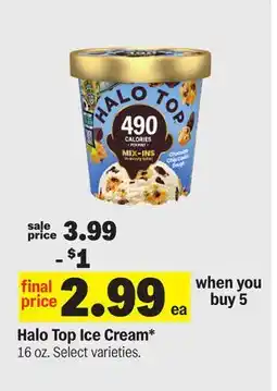 Meijer Halo Top Ice Cream offer
