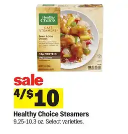 Meijer Healthy Choice Steamers offer