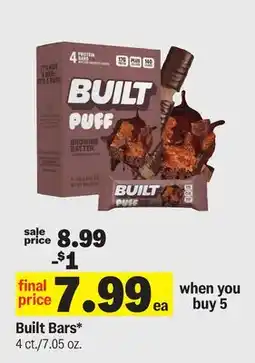 Meijer Built Bars offer