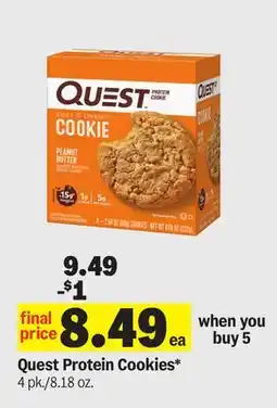Meijer Quest Protein Cookies offer