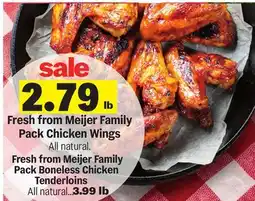 Meijer Fresh from Meijer Family Pack Chicken Wings offer