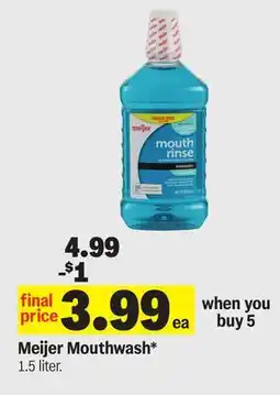 Meijer Meijer Mouthwash offer