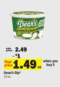 Meijer Dean's Dip offer