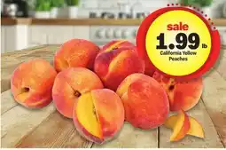 Meijer California Yellow Peaches offer