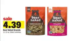 Meijer Bear Naked Granola offer