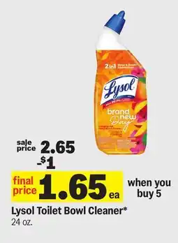 Meijer Lysol Toilet Bowl Cleaner offer