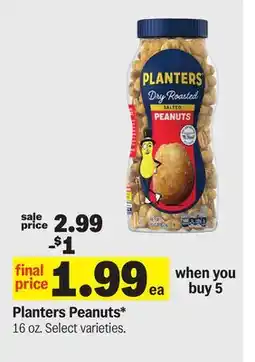 Meijer Planters Peanuts offer