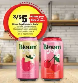 Meijer Bloom Pop Probiotic Soda offer