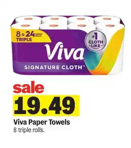 Meijer Viva Paper Towels offer
