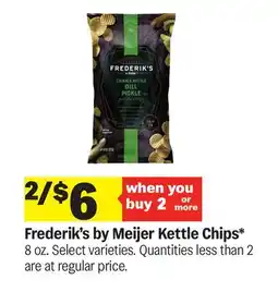 Meijer Frederik's by Meijer Kettle Chips offer