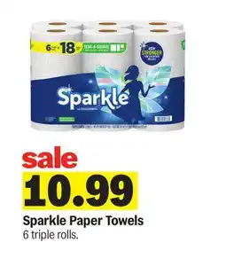 Meijer Sparkle Paper Towels offer