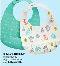 Meijer Nuby and OXO Bibs offer