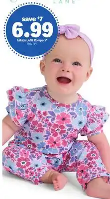 Meijer lullaby LANE Rompers offer