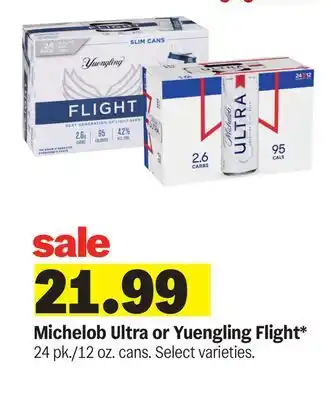 Meijer Michelob Ultra or Yuengling Flight offer