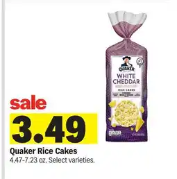 Meijer Quaker Rice Cakes offer